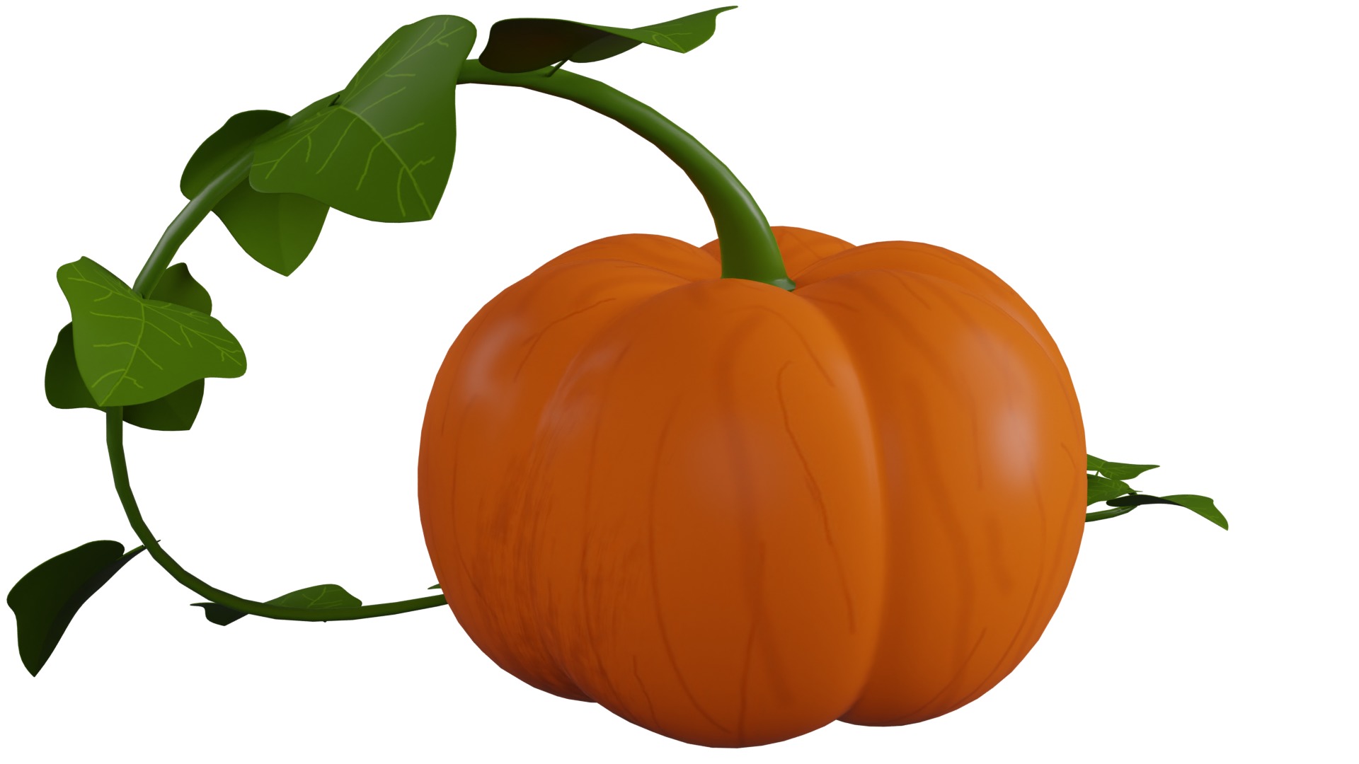 Pumpkin 3D model_4