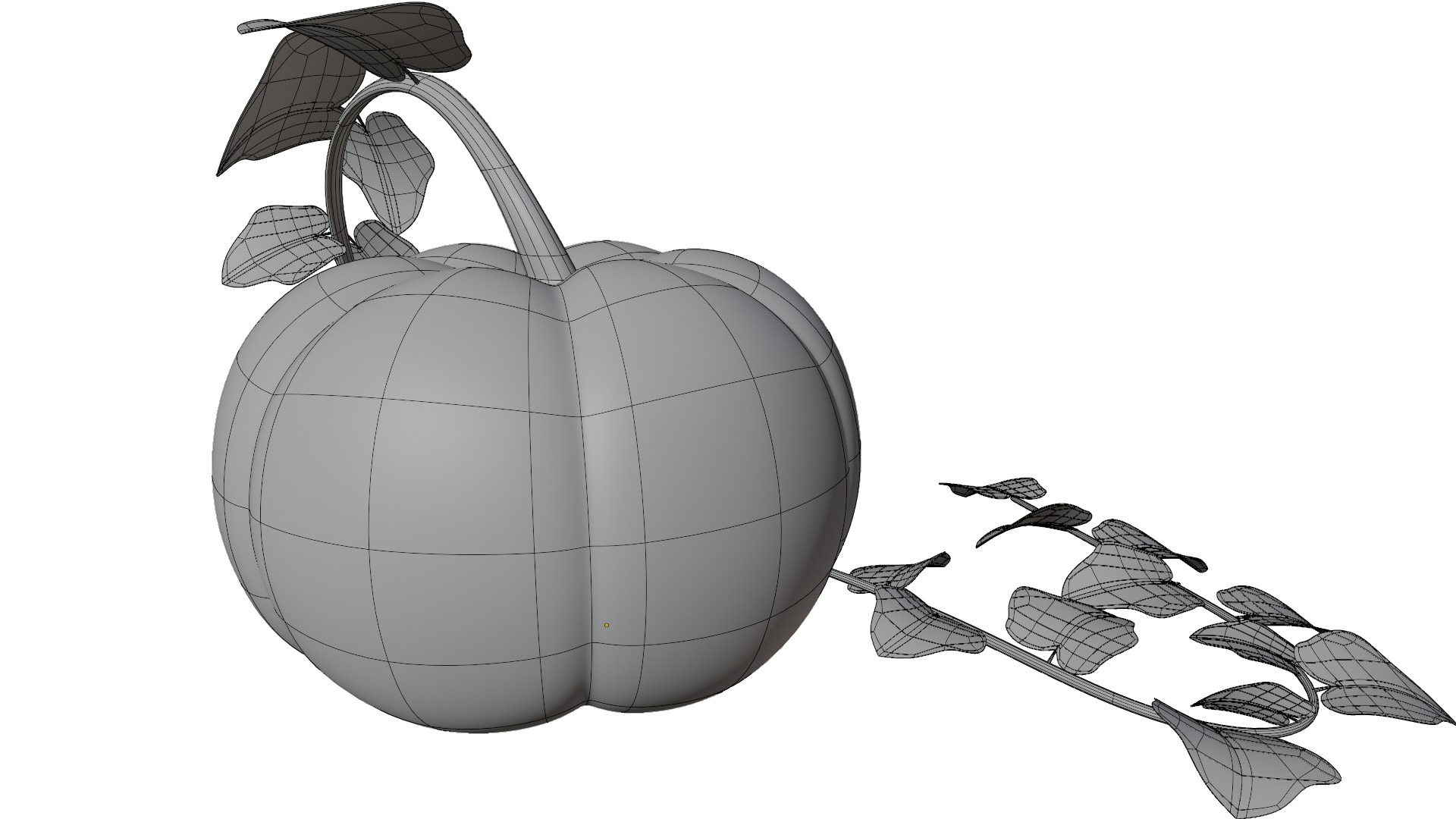 Pumpkin 3D model_14