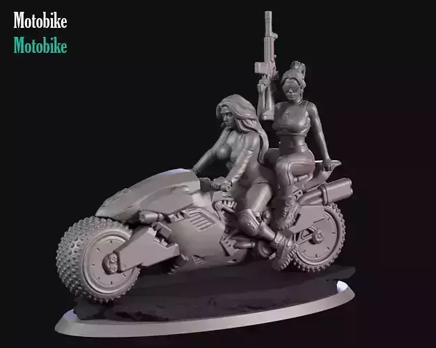 Sci fi Motobike
