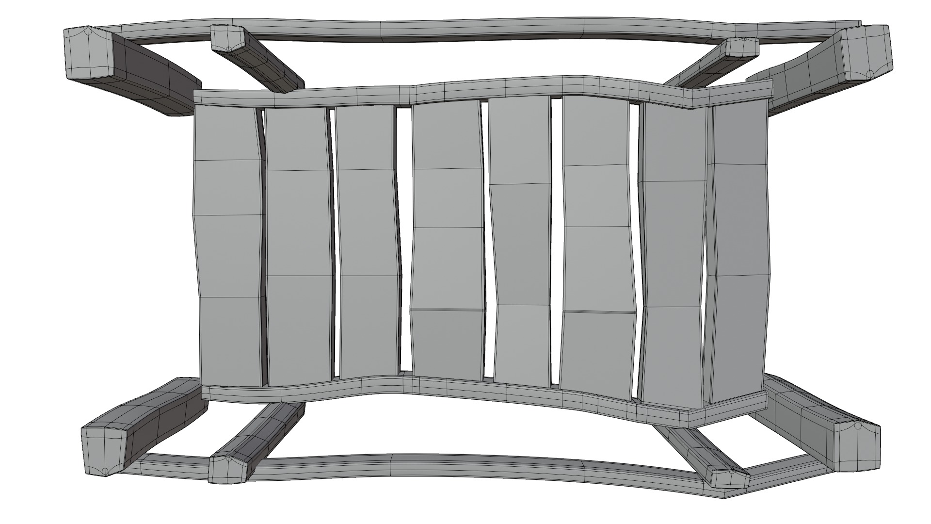 Bridge Cartoon 3D model_17