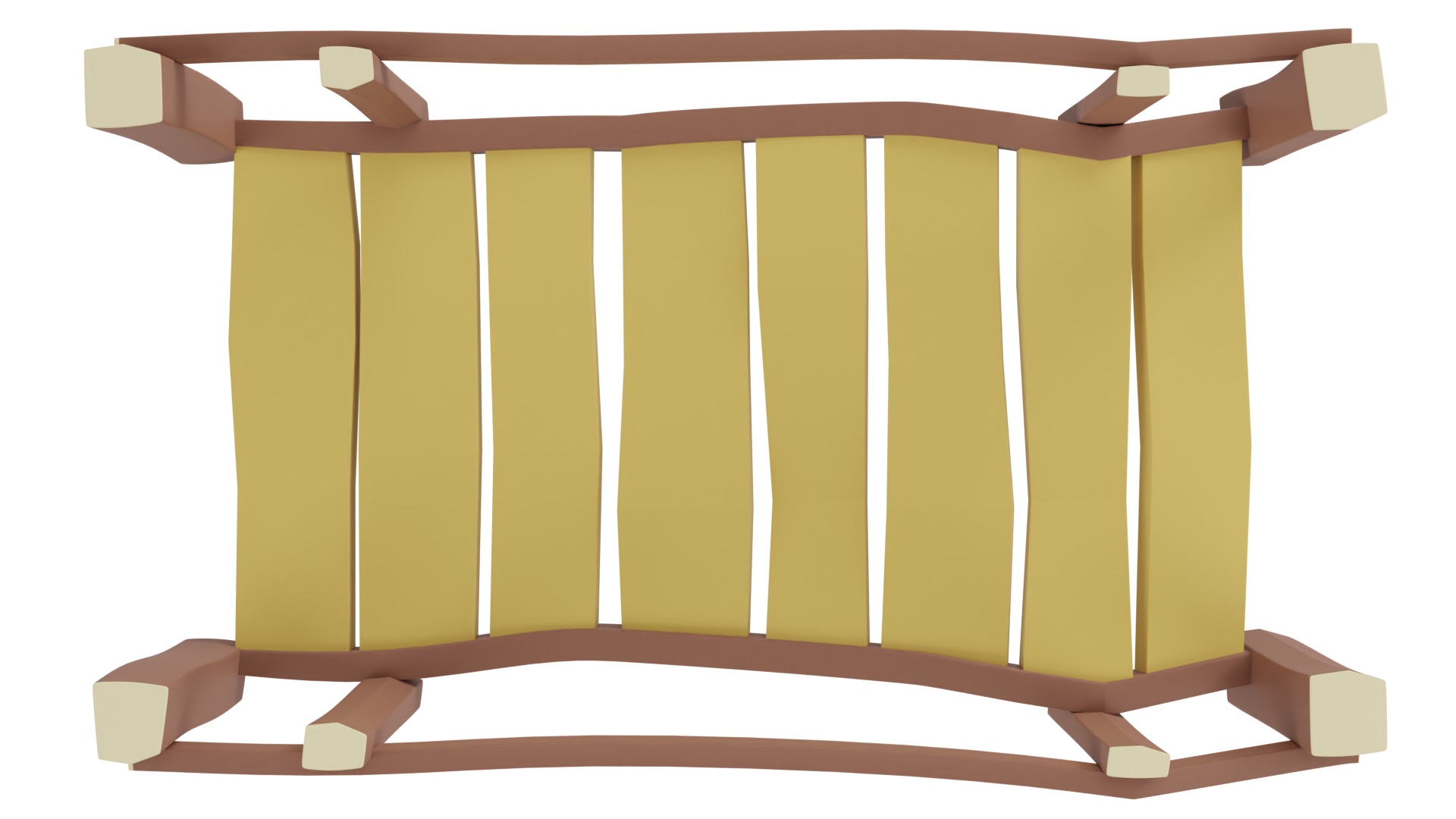 Bridge Cartoon 3D model_8