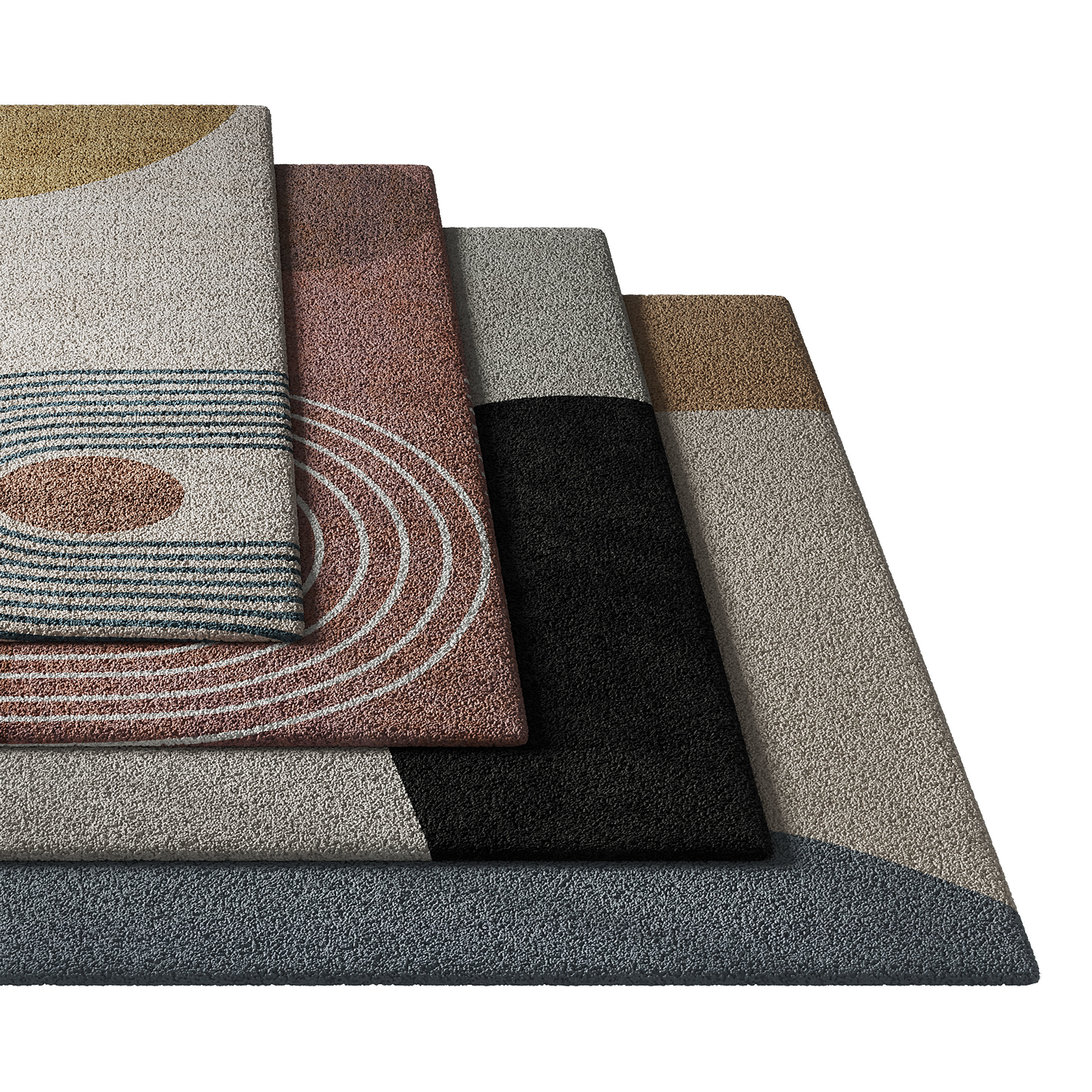 Rug Set 04 3D model_4