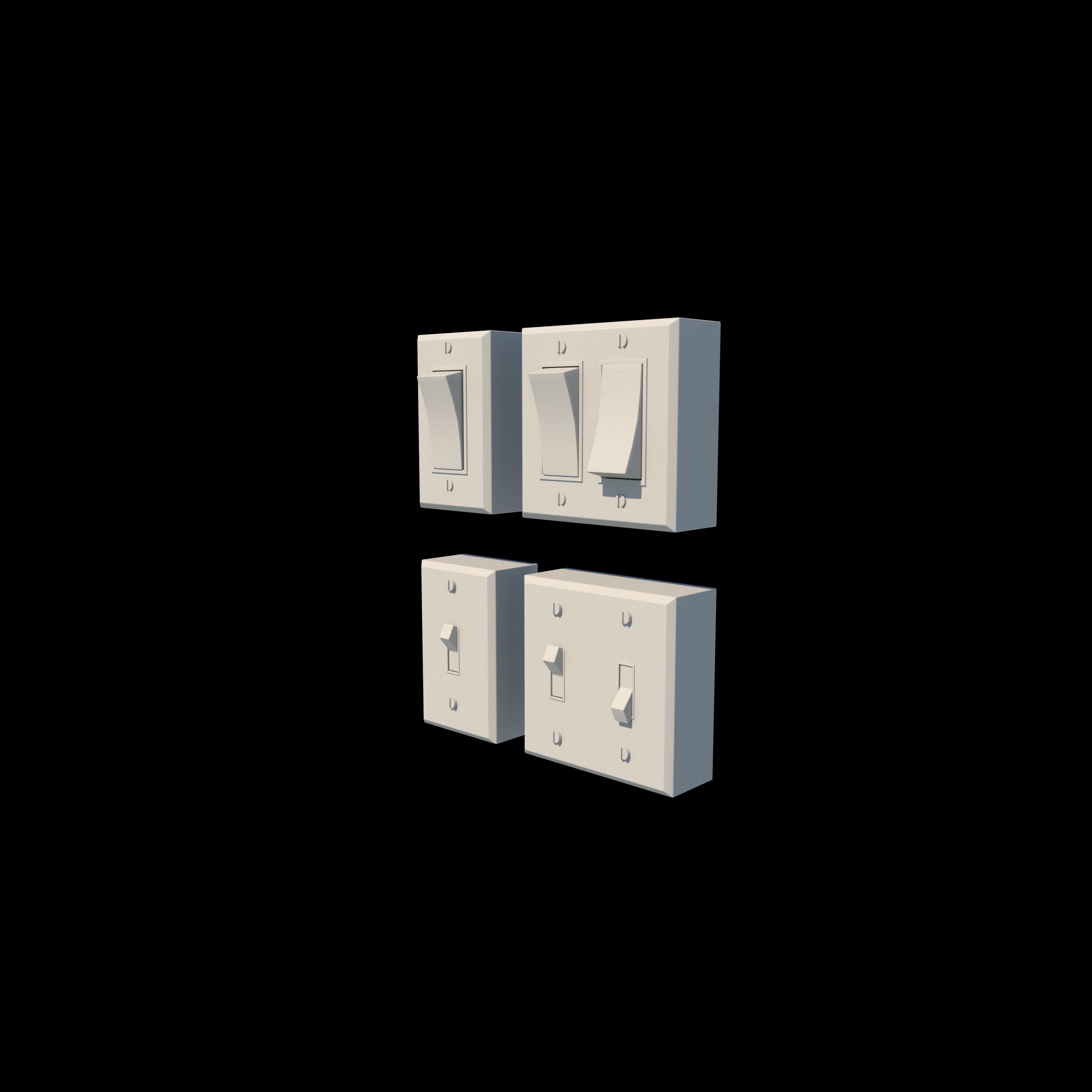 Electrical Switch 3D model_6