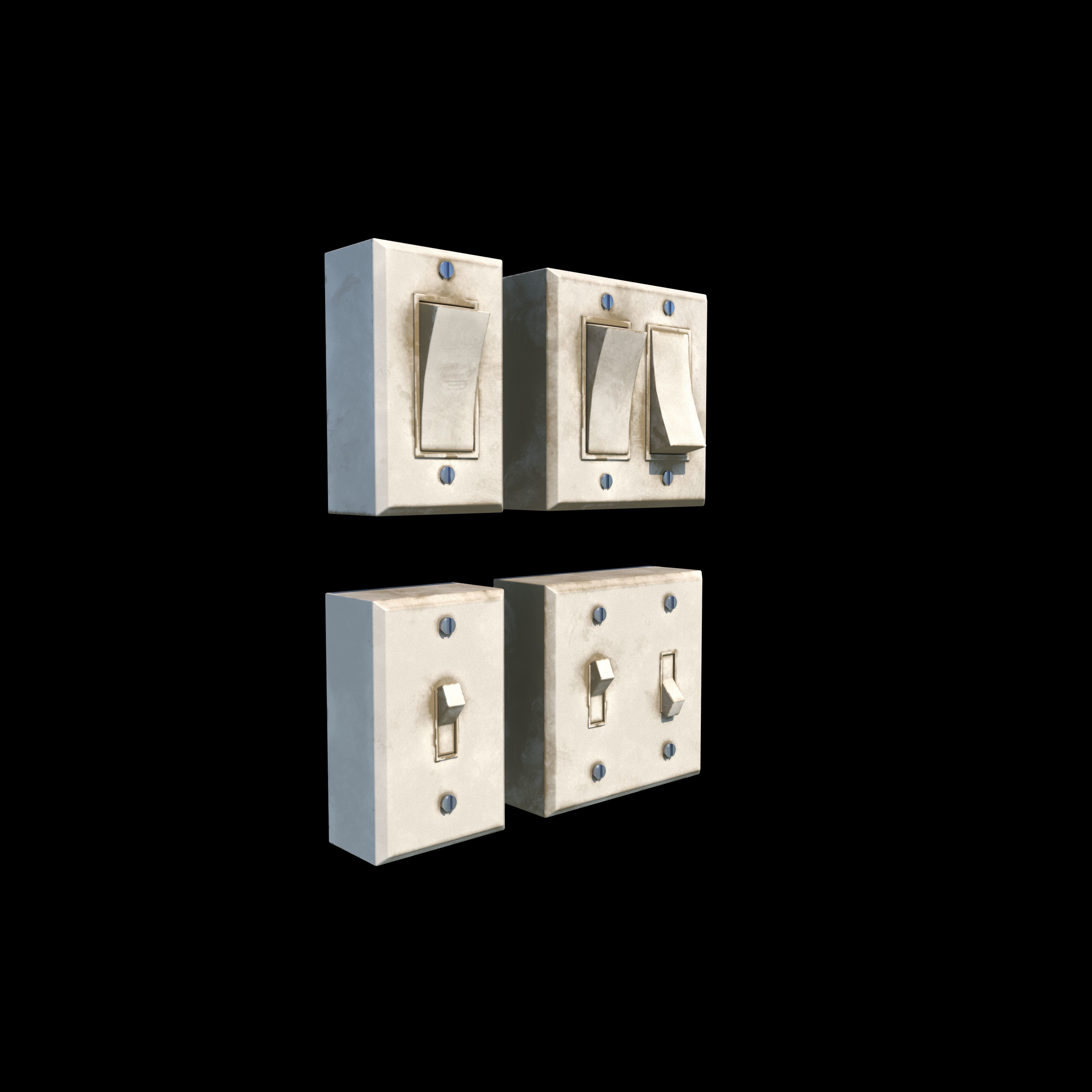 Electrical Switch 3D model_5