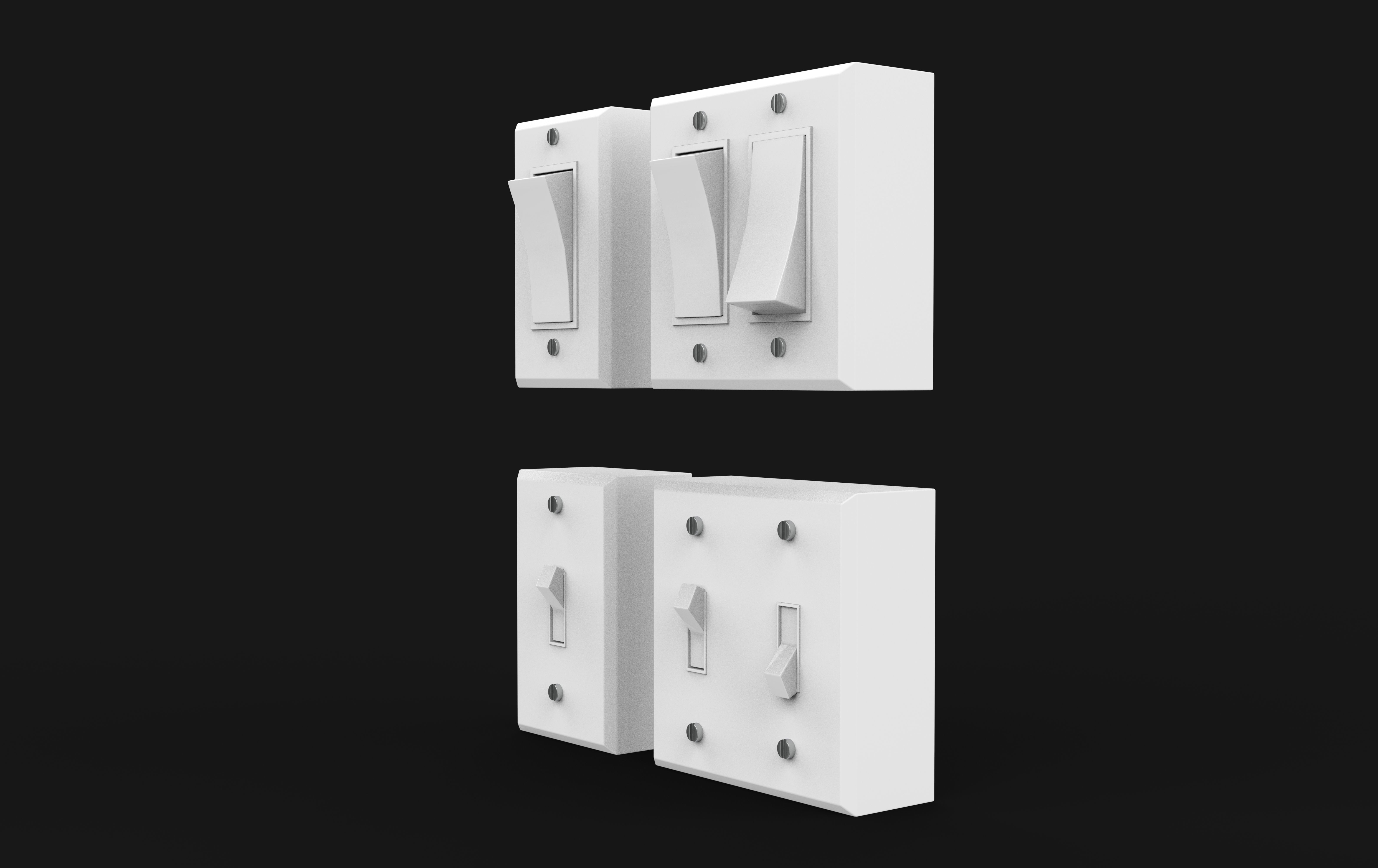 Electrical Switch 3D model_7
