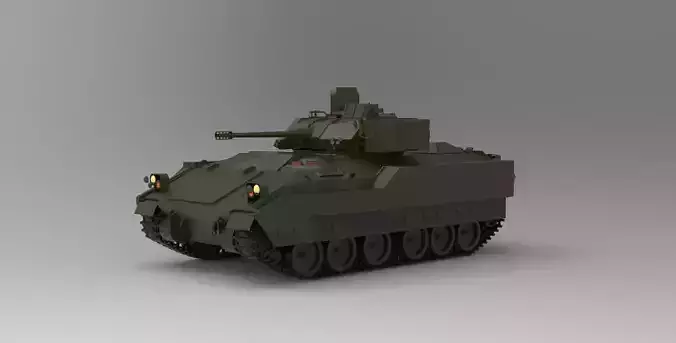 M2 Bradley ighting vehicle 3D model