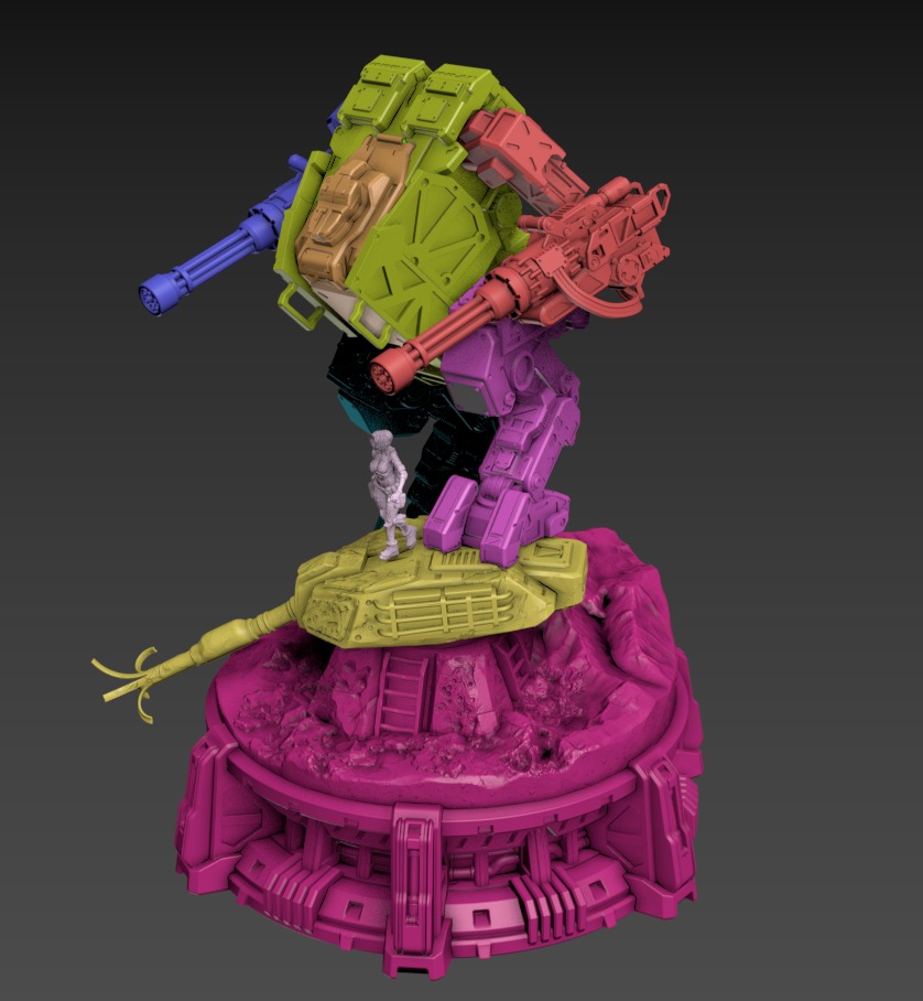 Wolverine Static 100mm Set 3D print model_5