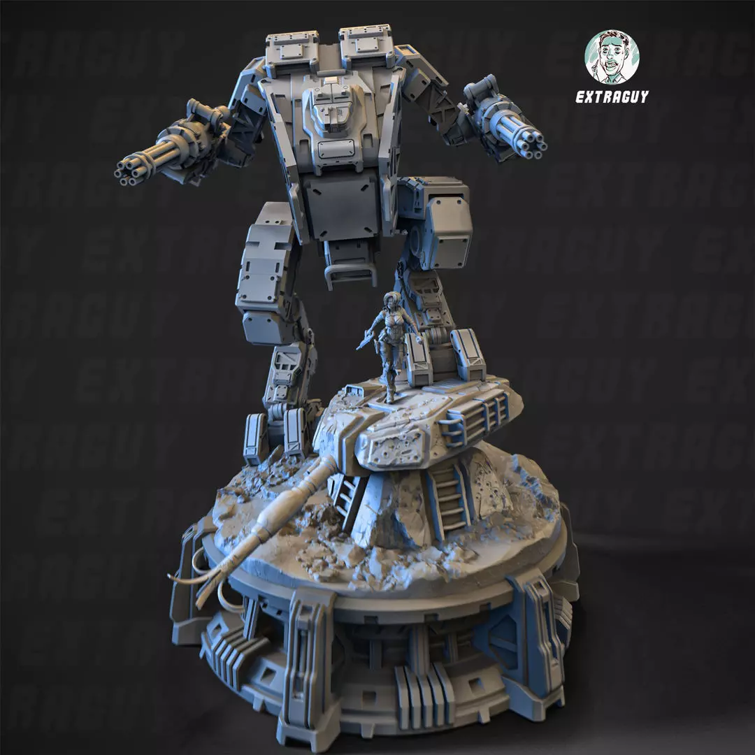 Wolverine Static 100mm Set 3D print model_0