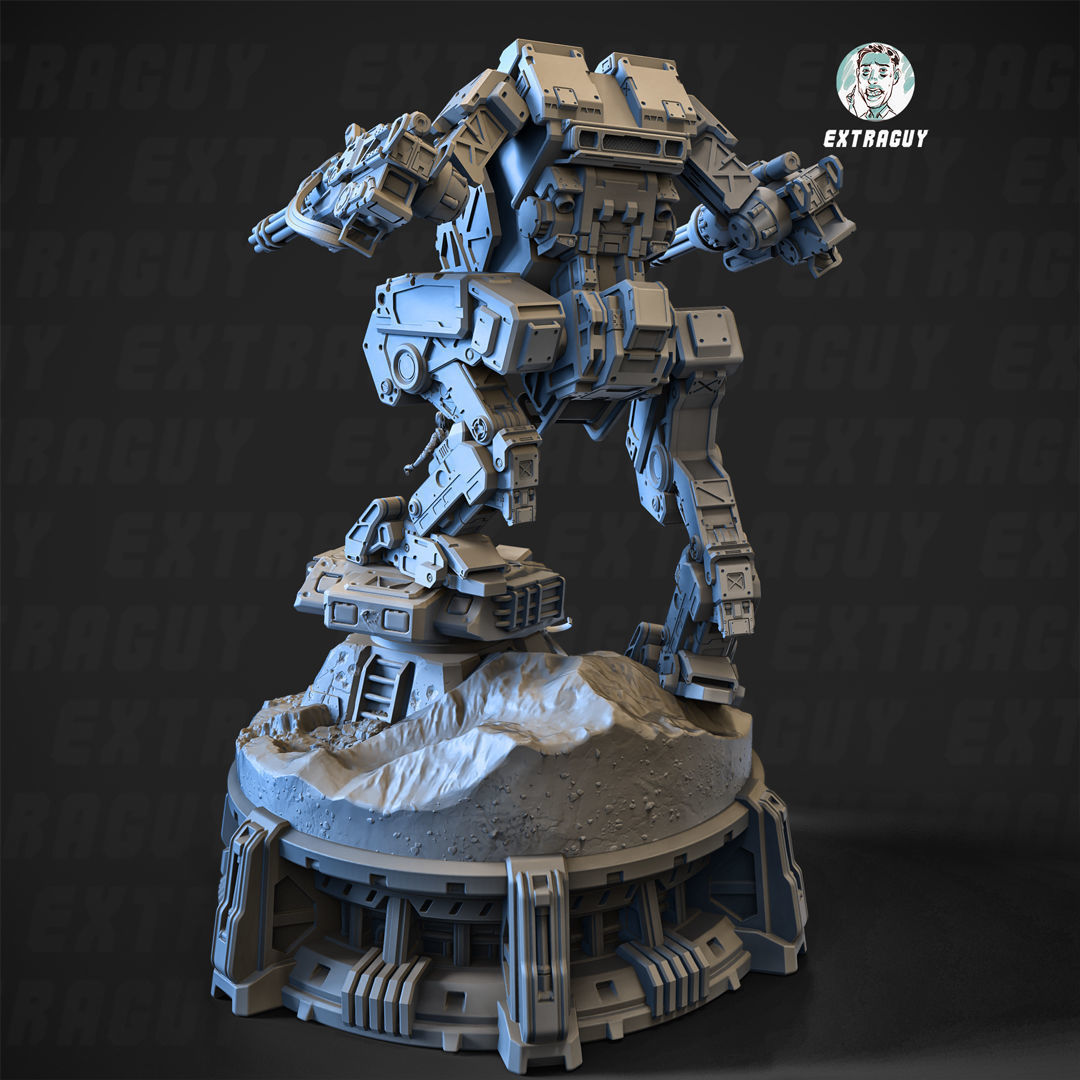 Wolverine Static 100mm Set 3D print model_2