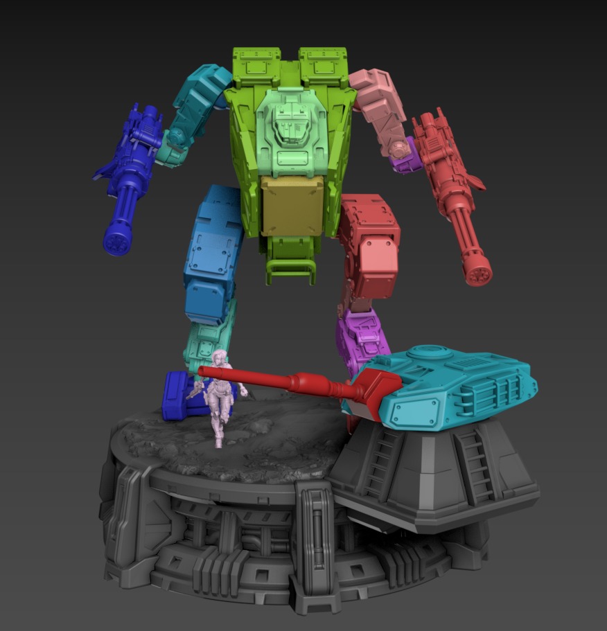 Wolverine Poseable 100mm Set 3D print model_4