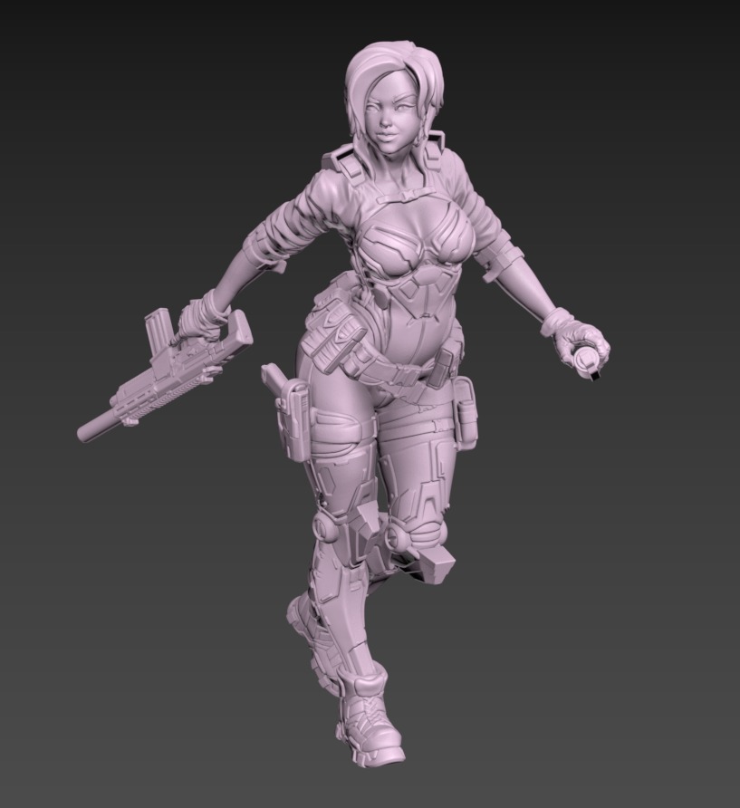 Wolverine Poseable 100mm Set 3D print model_8