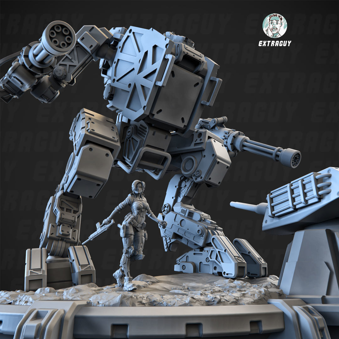 Wolverine Poseable 100mm Set 3D print model_3