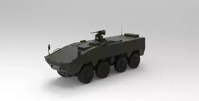 APC Partia 8x8 AMV 3D model