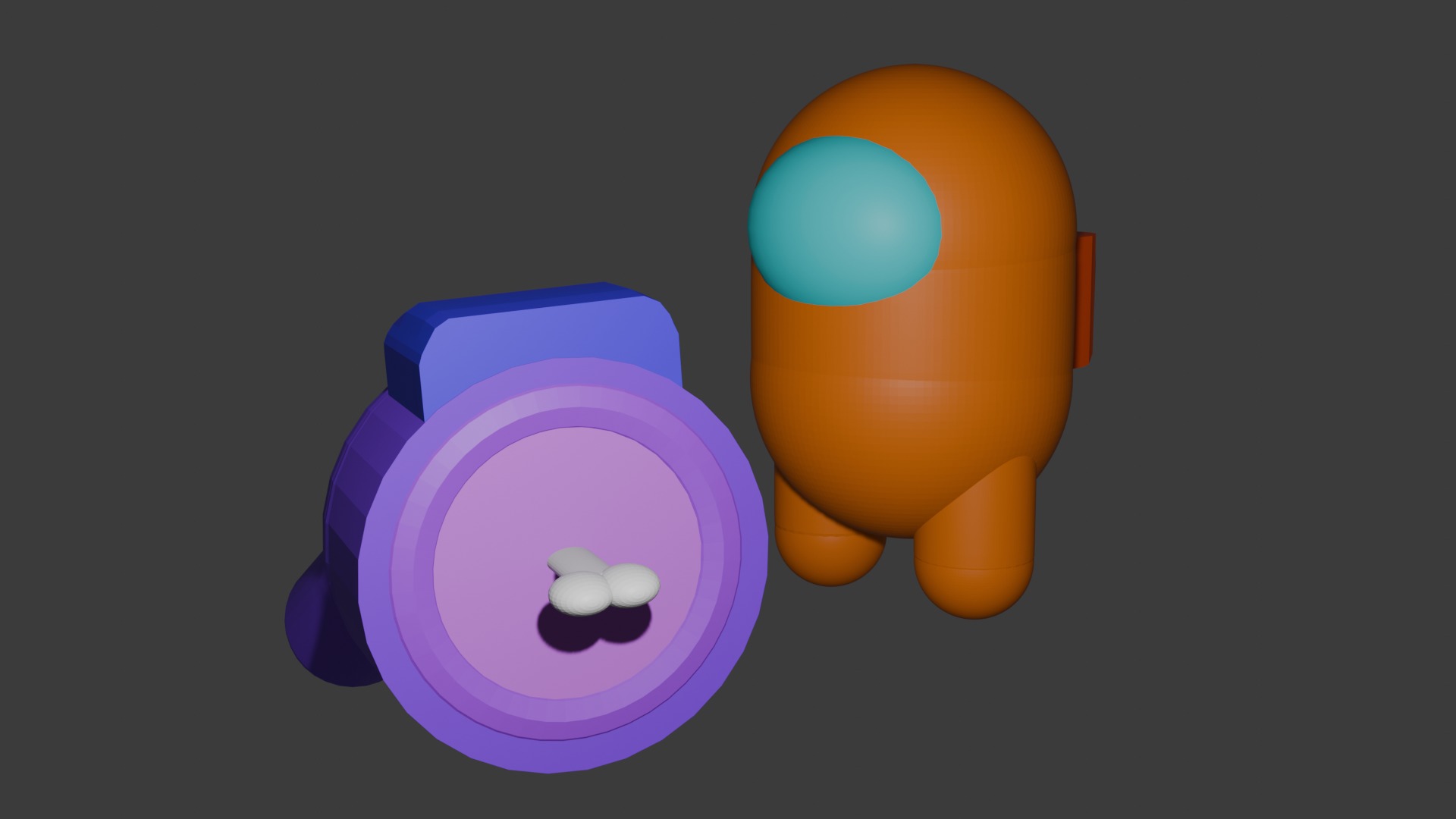 Among Us Simple Model Free 3D model_1