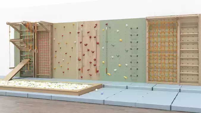 Climbing Wall 3D model