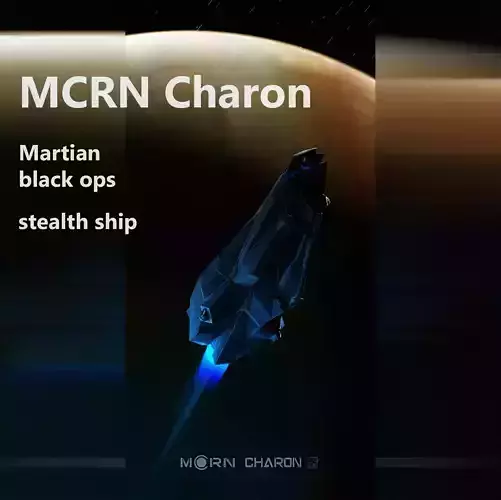 The Expanse MCRN Charon  3D print model