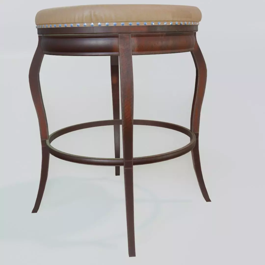 Home Seat Stool Free low-poly 3D model