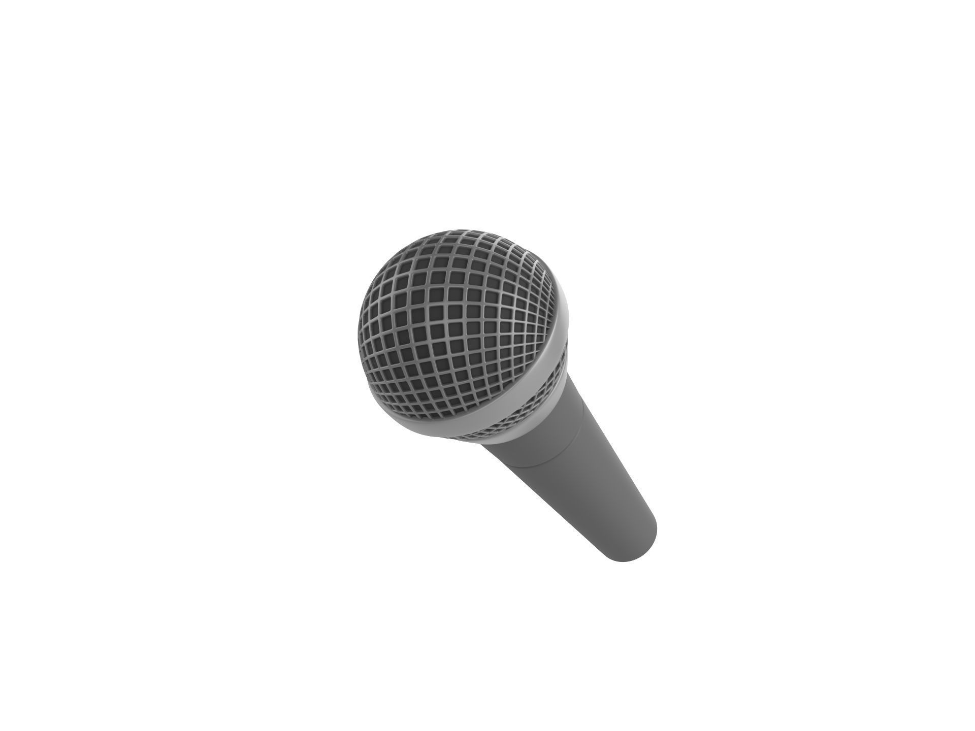 Microphone 3D model_1