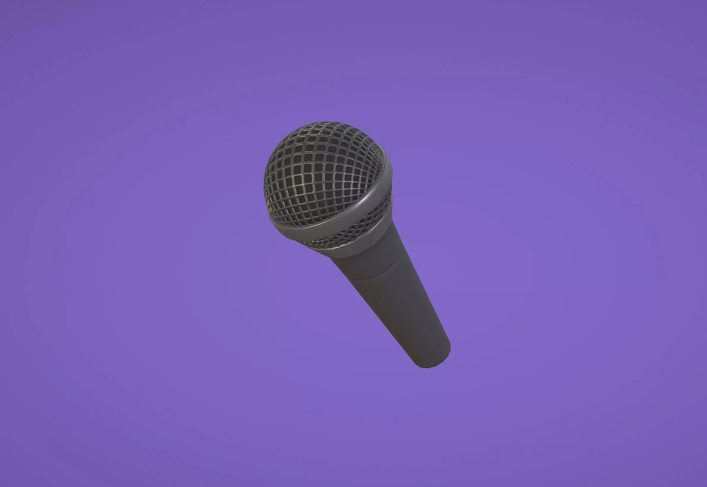 Microphone 3D model_0