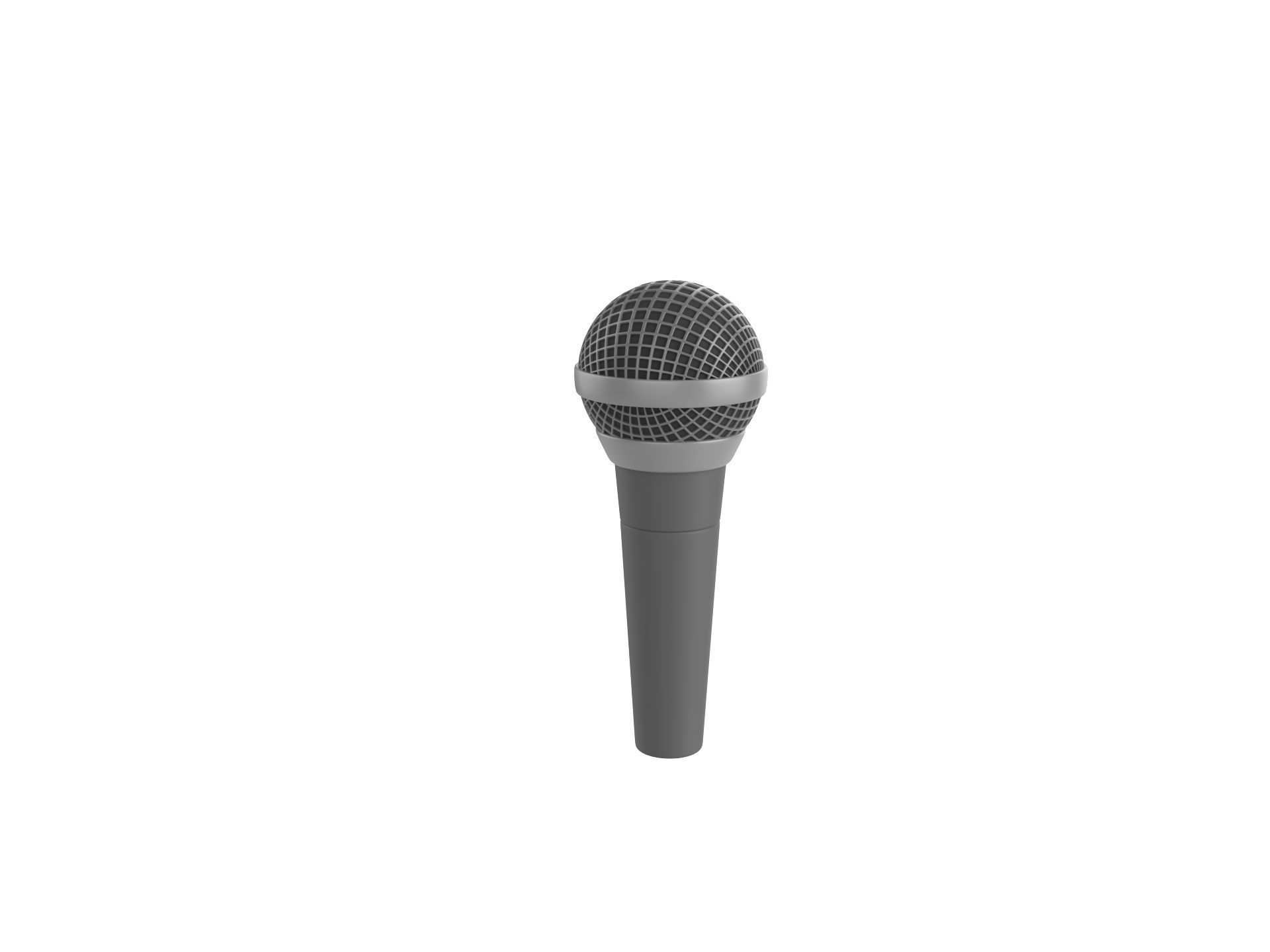 Microphone 3D model_2