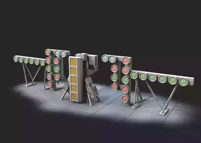 Fresnel lensoptical aid system of Aircraft Carrier