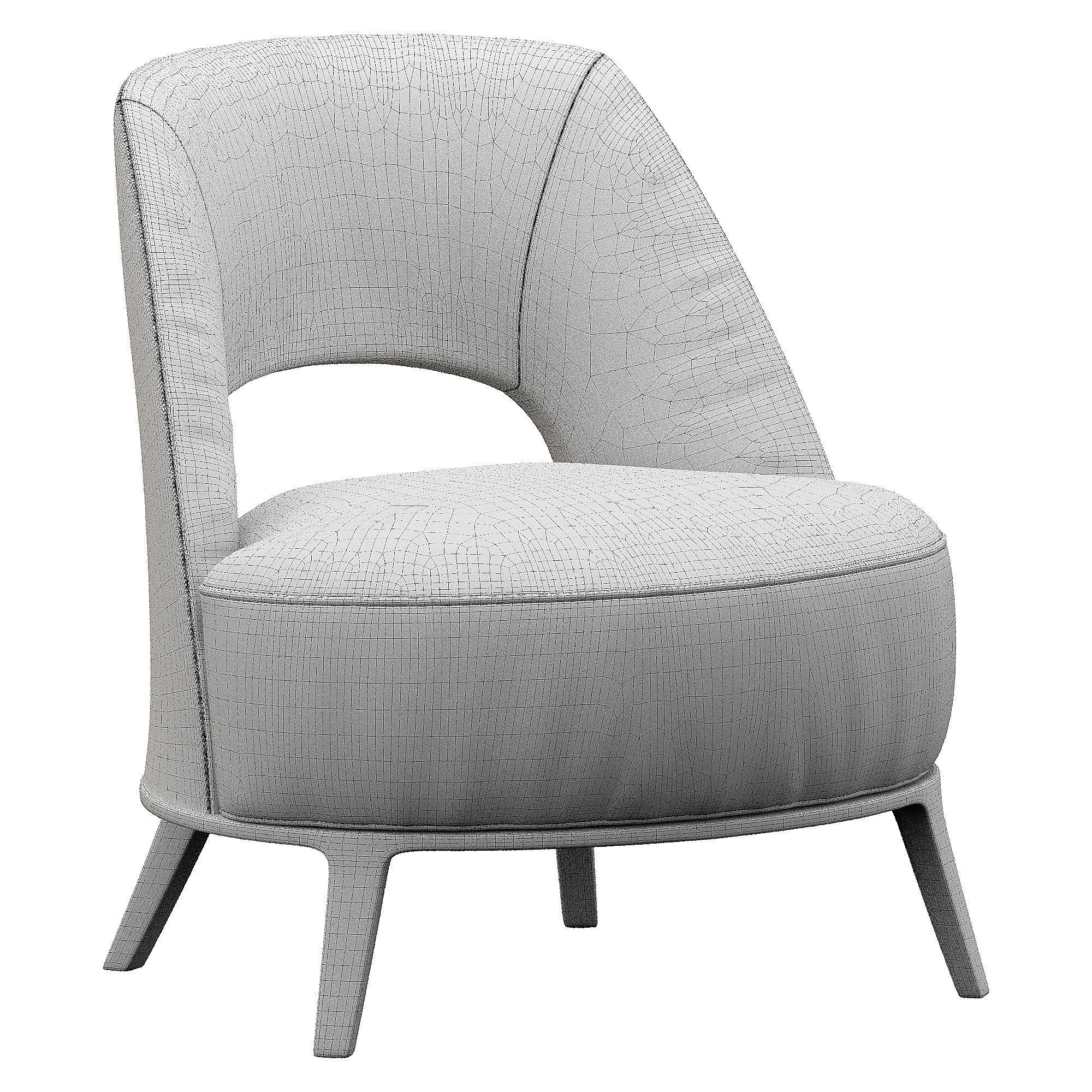 Flexform Ermione 3D model_7