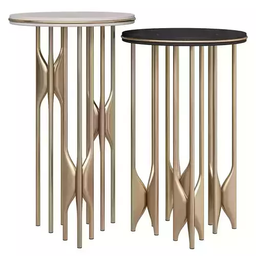 Plumeria tables by Kifu Paris 3D model