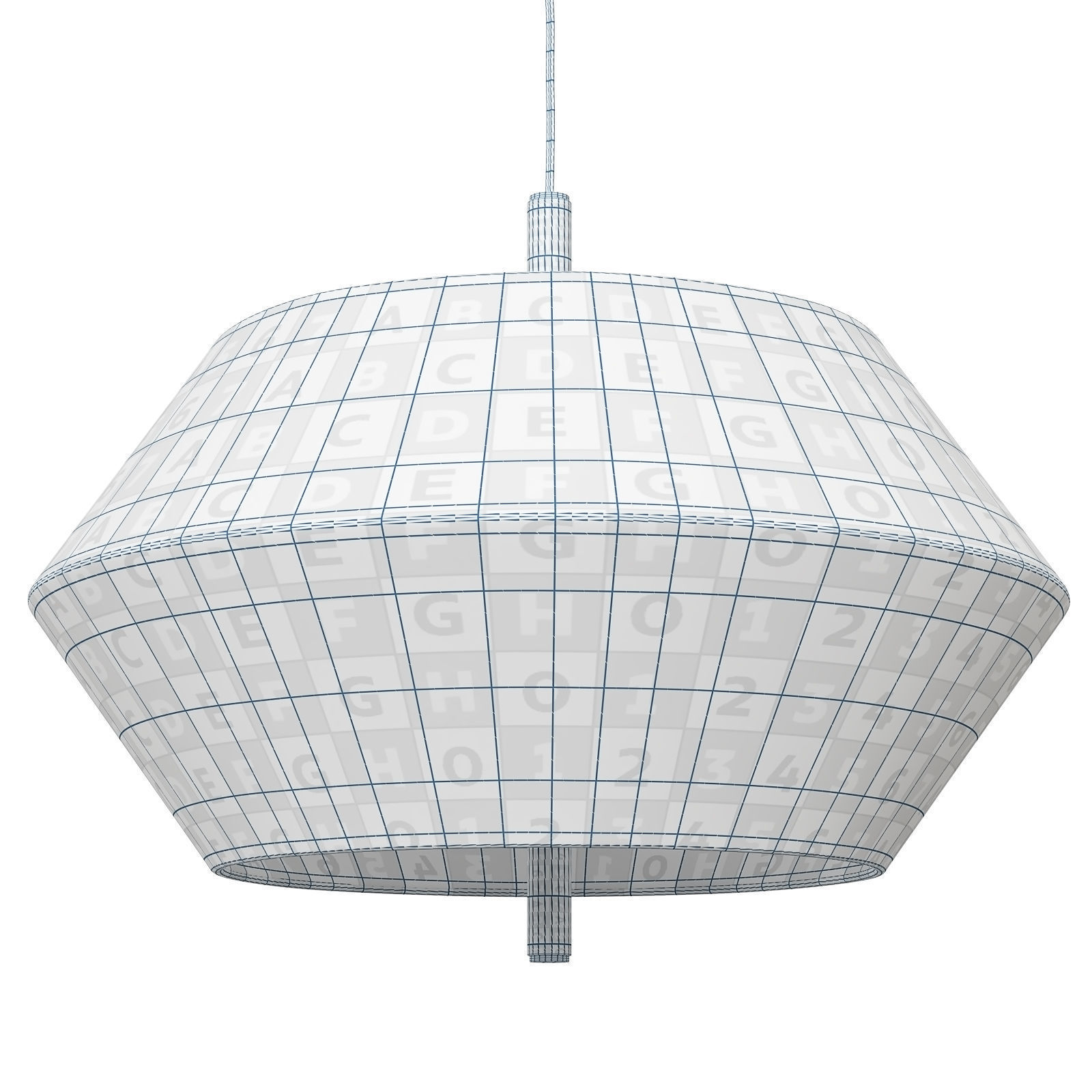 CB2 Totora Pendant Light 3D model_6