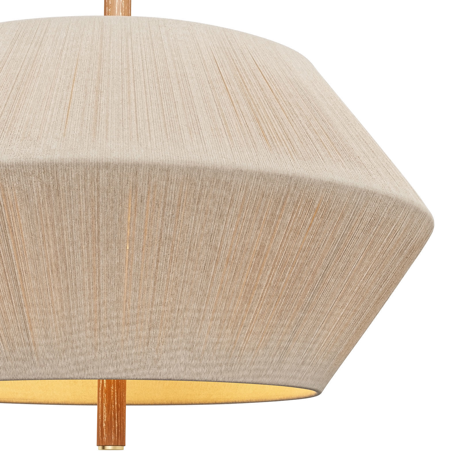 CB2 Totora Pendant Light 3D model_3