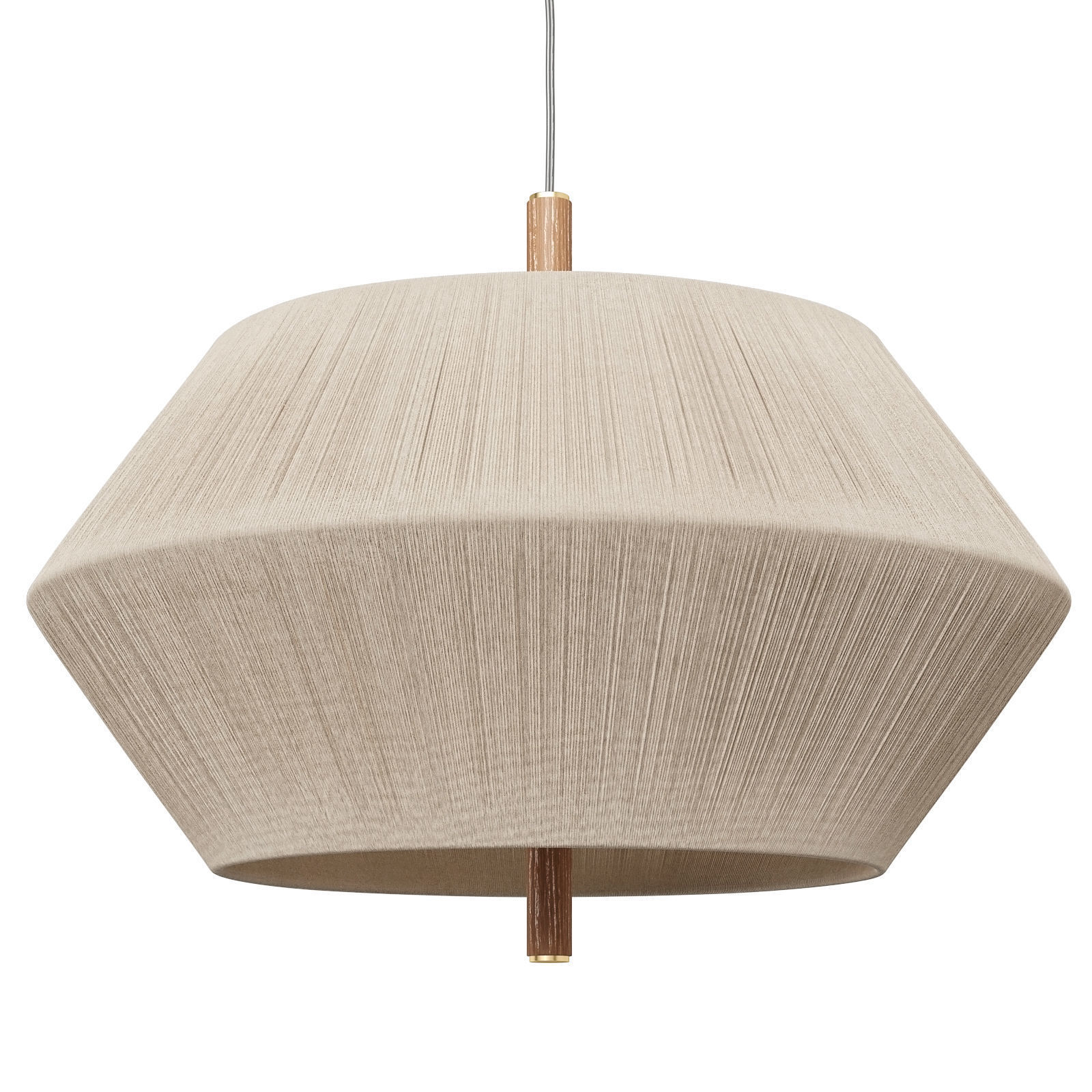 CB2 Totora Pendant Light 3D model_2