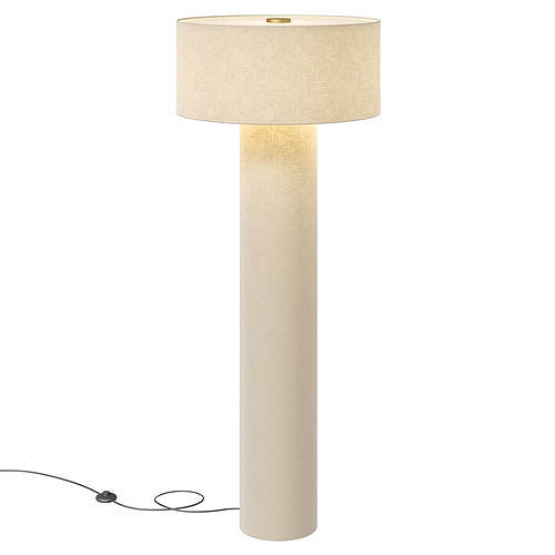 Hensley floor lamp from Four Hands 3D model