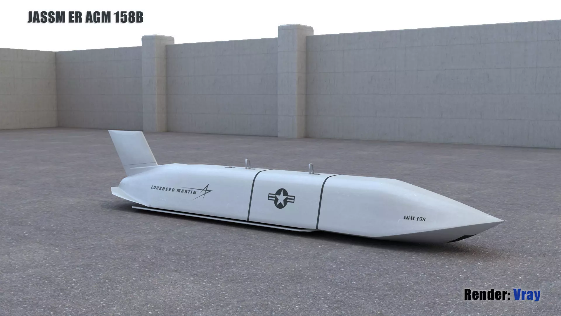 JASSM ER AGM 158B 3D model