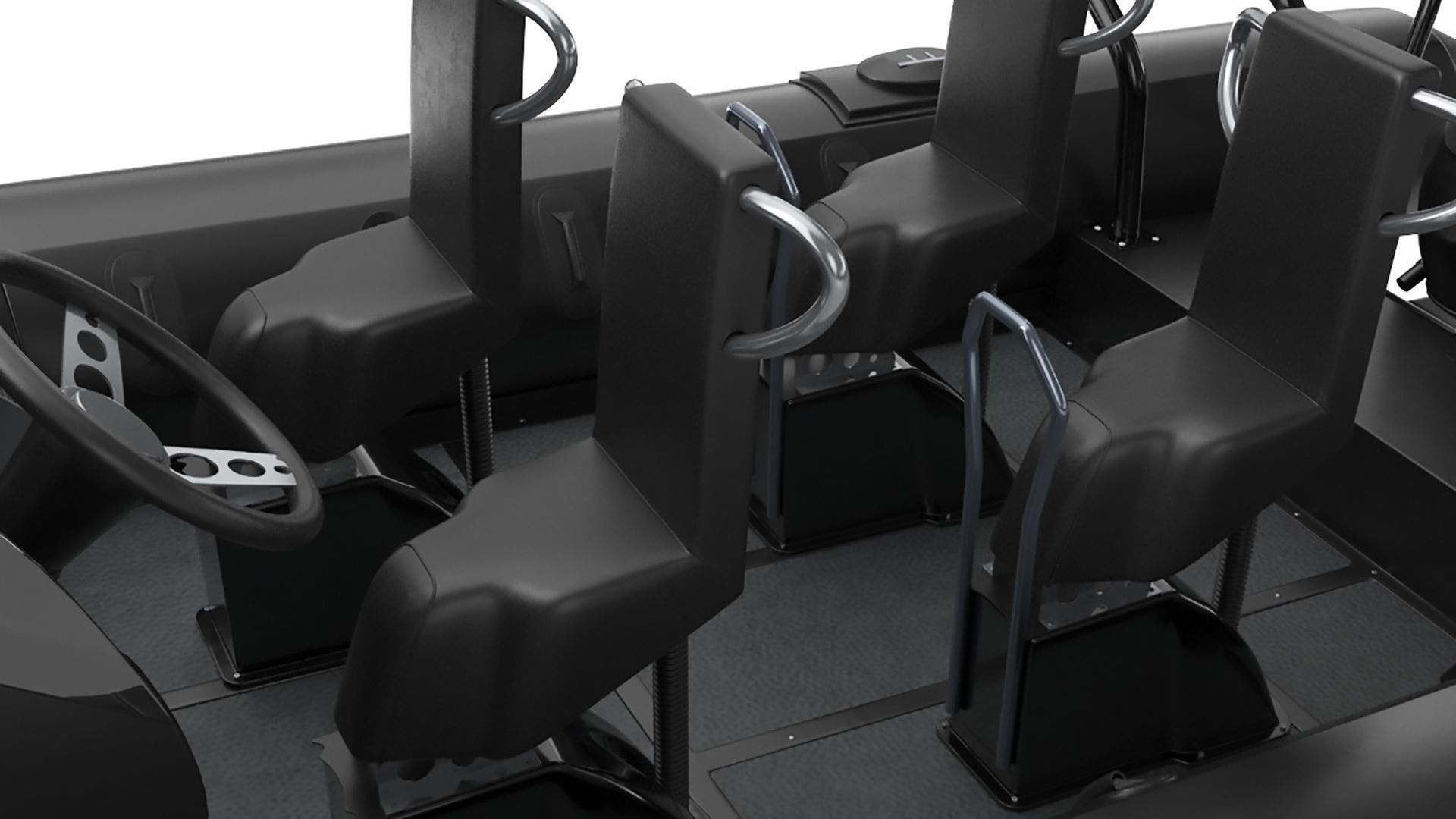 Military inflatable Patrol boat Zodiac with Mercury 3D model_9