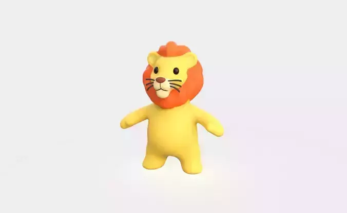 Little animal baby - Lion cute - Character024 