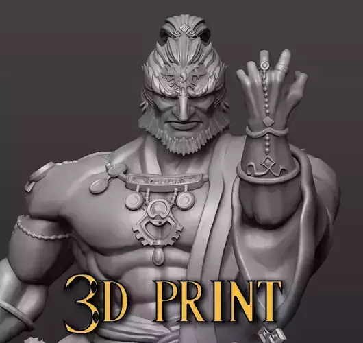 Ganondorf 3D Print 3D print model