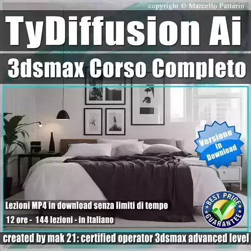 TyDiffusion Ai in 3ds max Corso Completo 3D model
