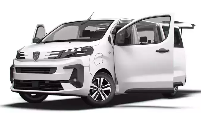 Peugeot eTraveller L3 BusinessVIP HQInterior 2025 3D model