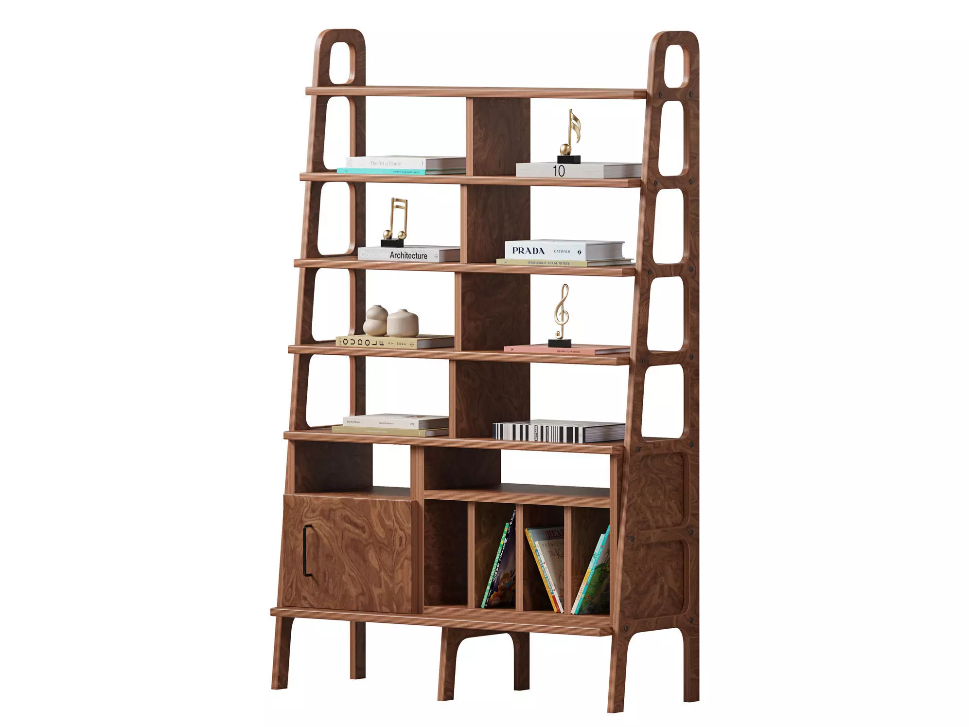 Bookcase Maxi W120 III 3D model_0