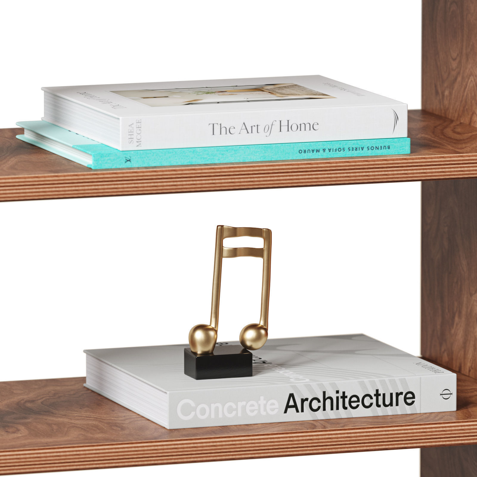Bookcase Maxi W120 III 3D model_7