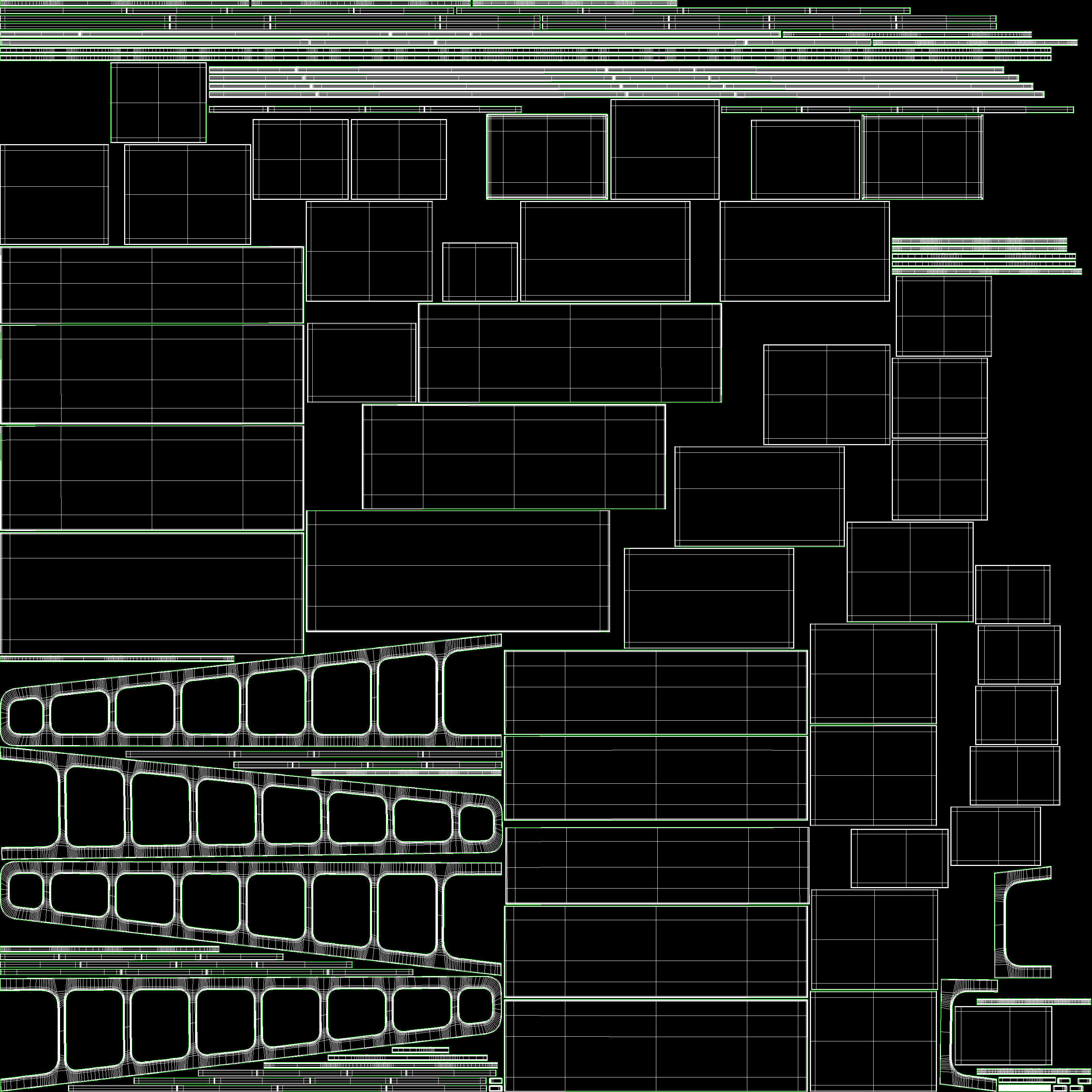 Bookcase Maxi W120 III 3D model_9