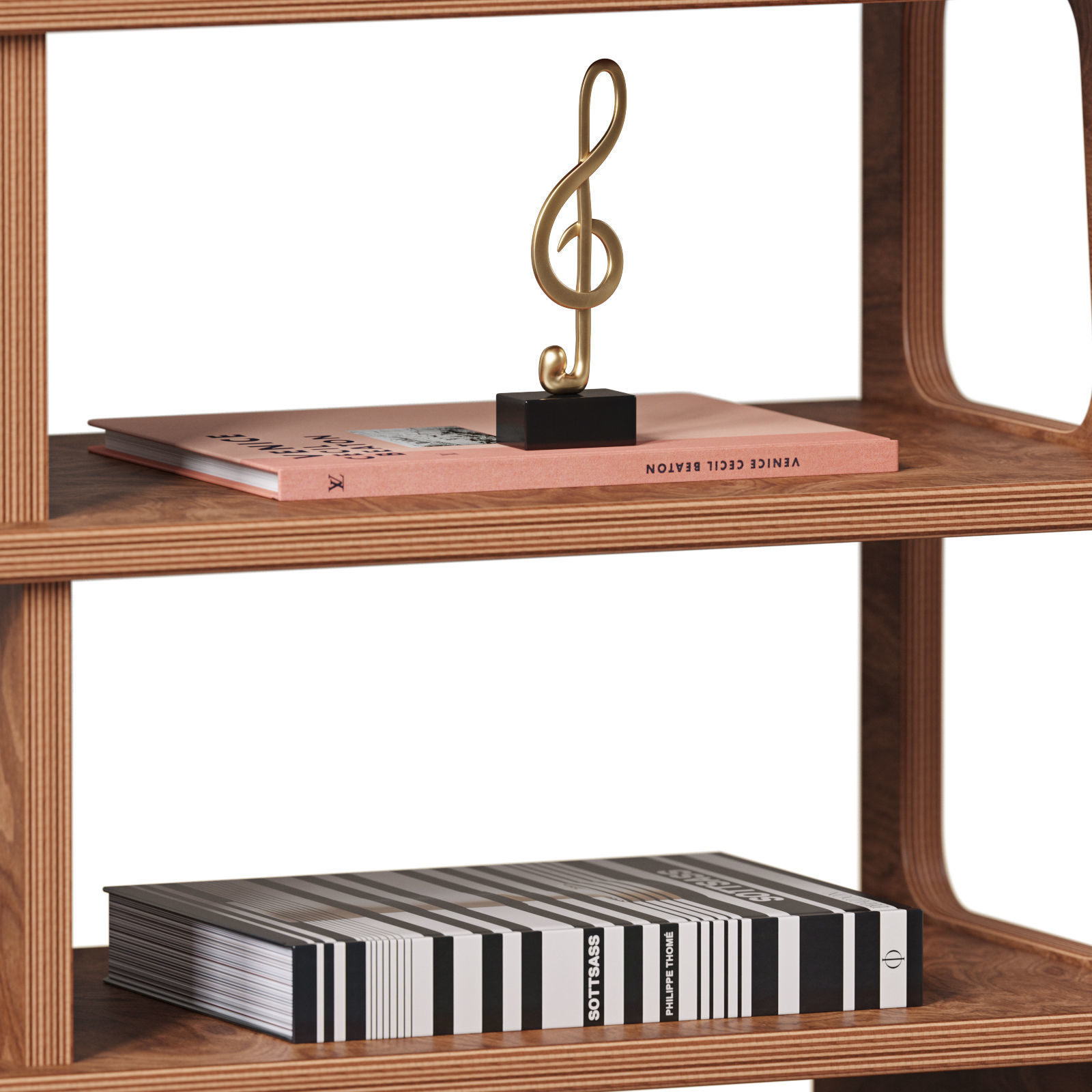 Bookcase Maxi W120 III 3D model_6