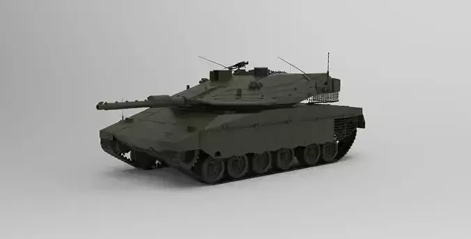Merkava Mark IV tank 3D model