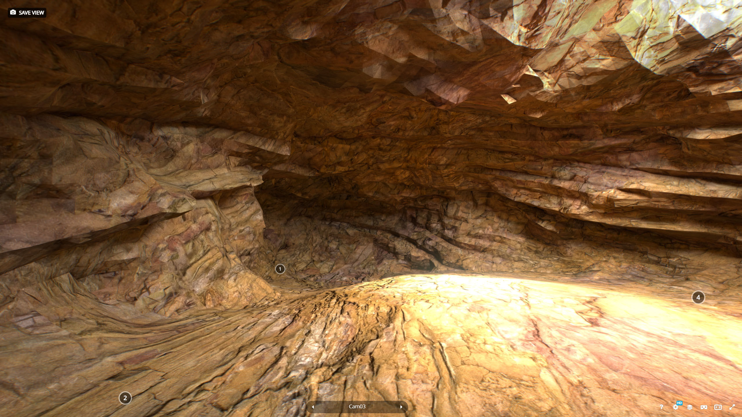 G0007 VR 3d model Cave Low-poly 3D model_5