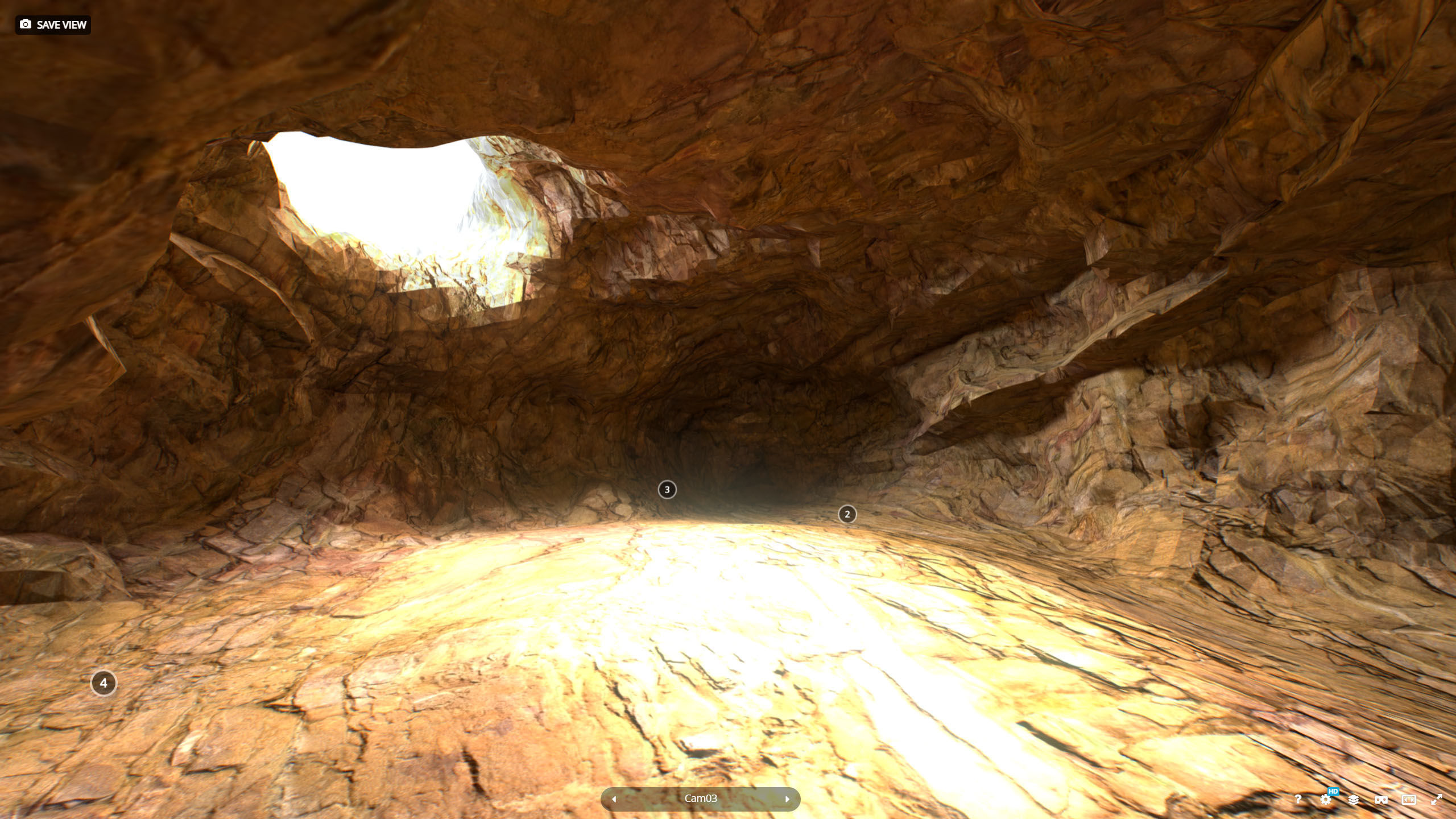 G0007 VR 3d model Cave Low-poly 3D model_8