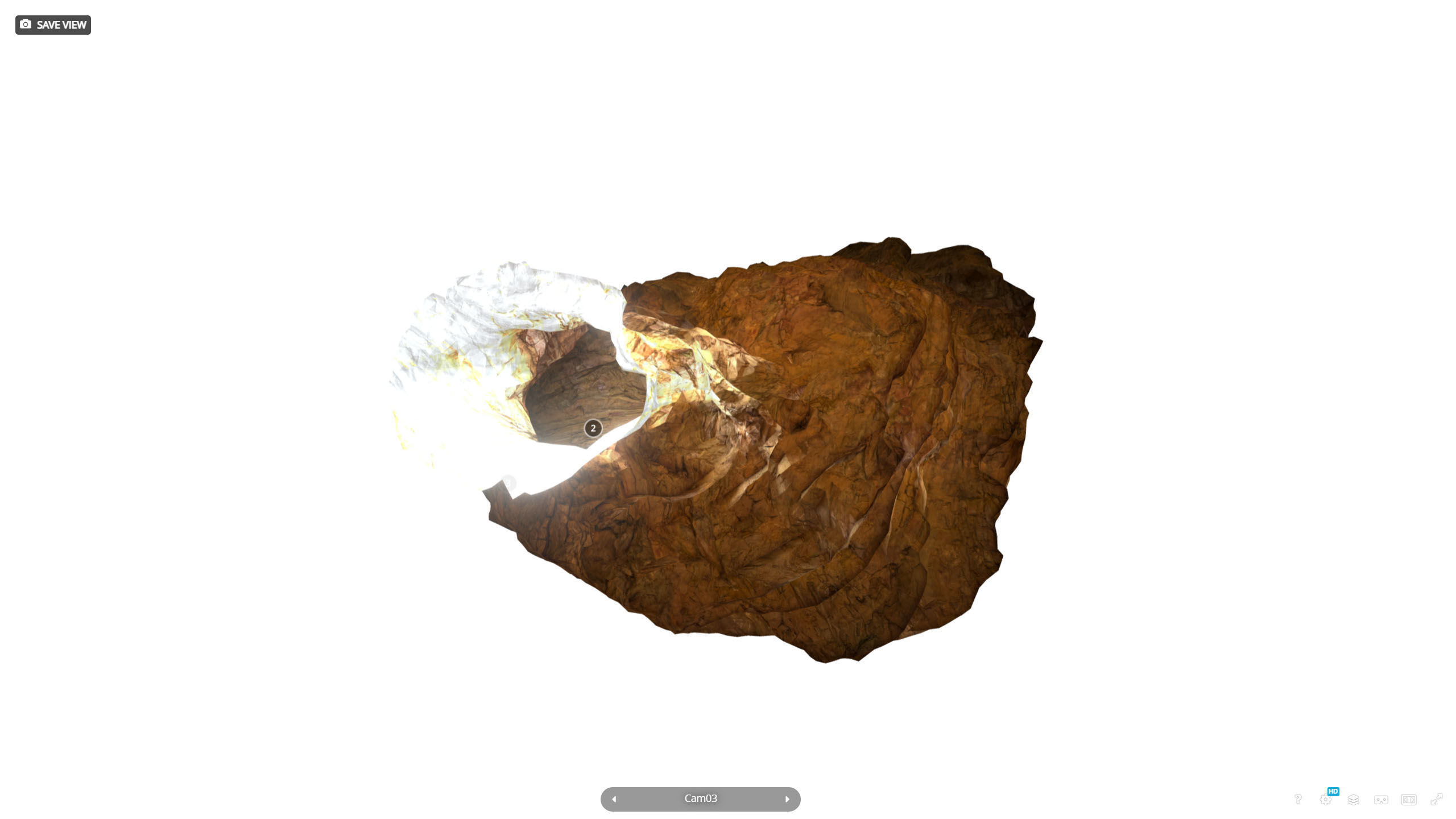 G0007 VR 3d model Cave Low-poly 3D model_9