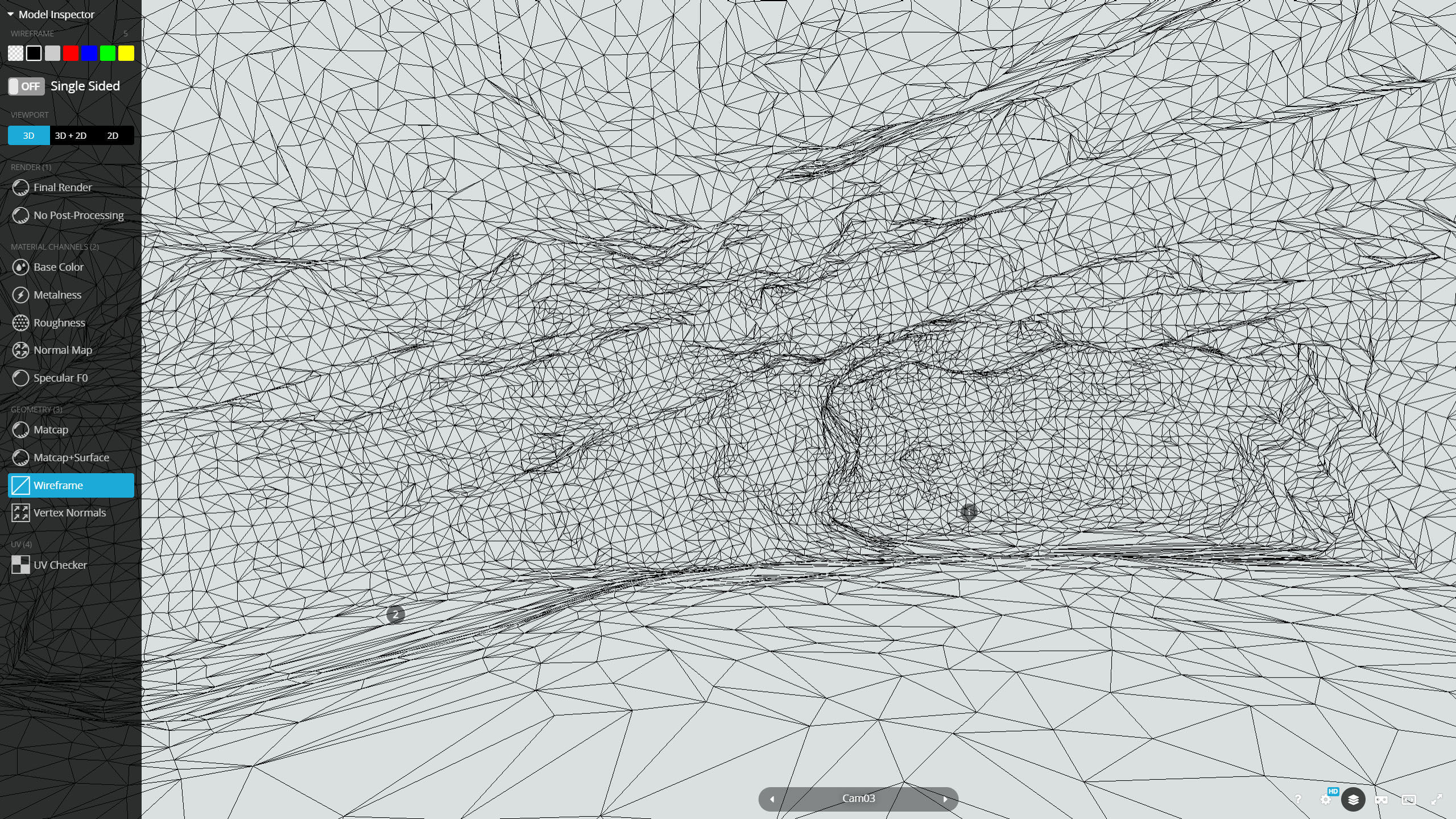 G0007 VR 3d model Cave Low-poly 3D model_11