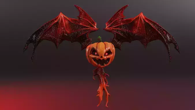 Halloween Pumkin Wing