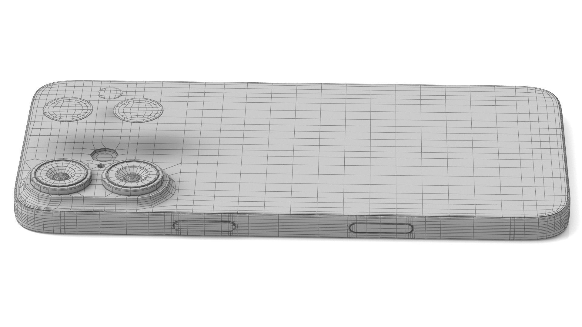 Apple iPhone 16 white 3D model_13