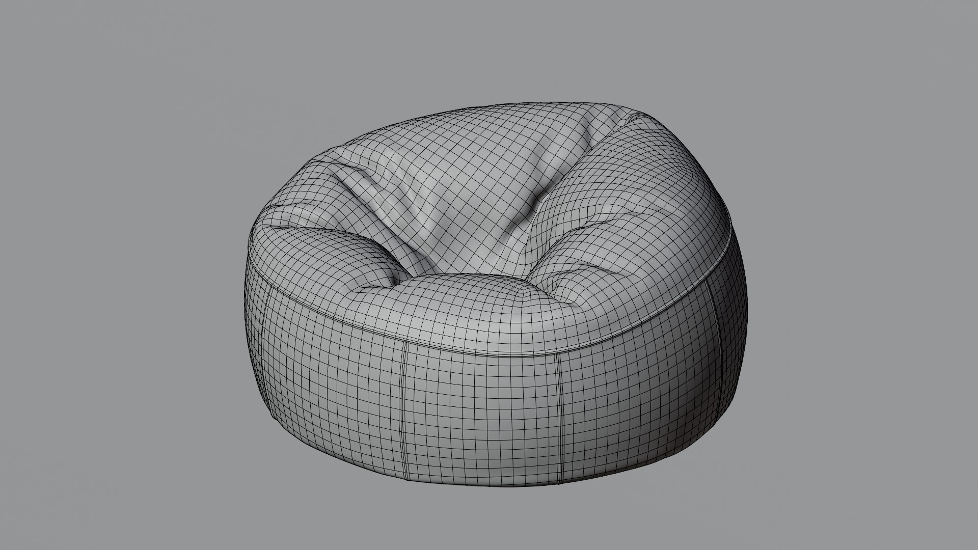 Bean Bag 3D model_3