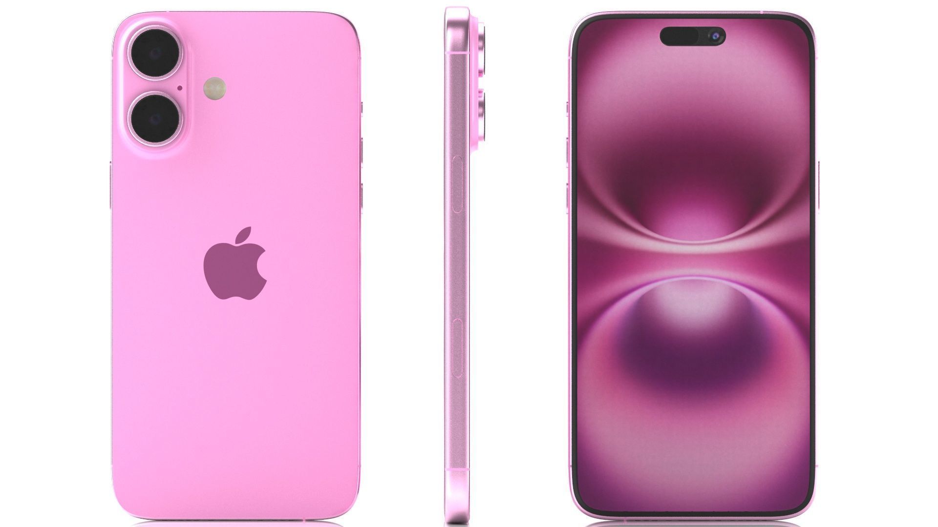 Apple iPhone 16 All colors 3D model_14